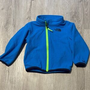 The North Face Vibrant Blue Jacket with Neon Accents